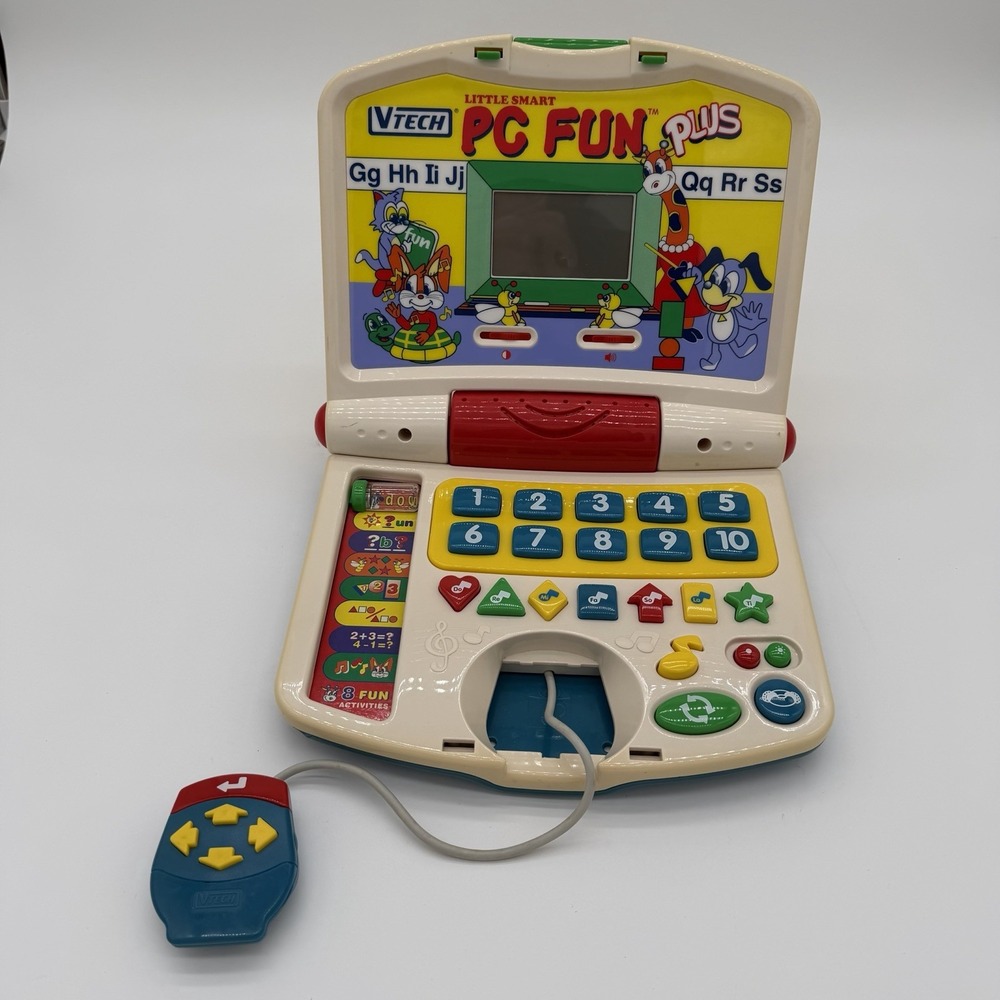 Vtech Little Smart PC Fun Plus Computer for kids 1997 Vintage Works!